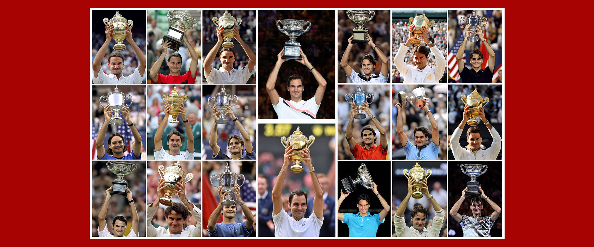 Roger federer 20 Grand slam Titles